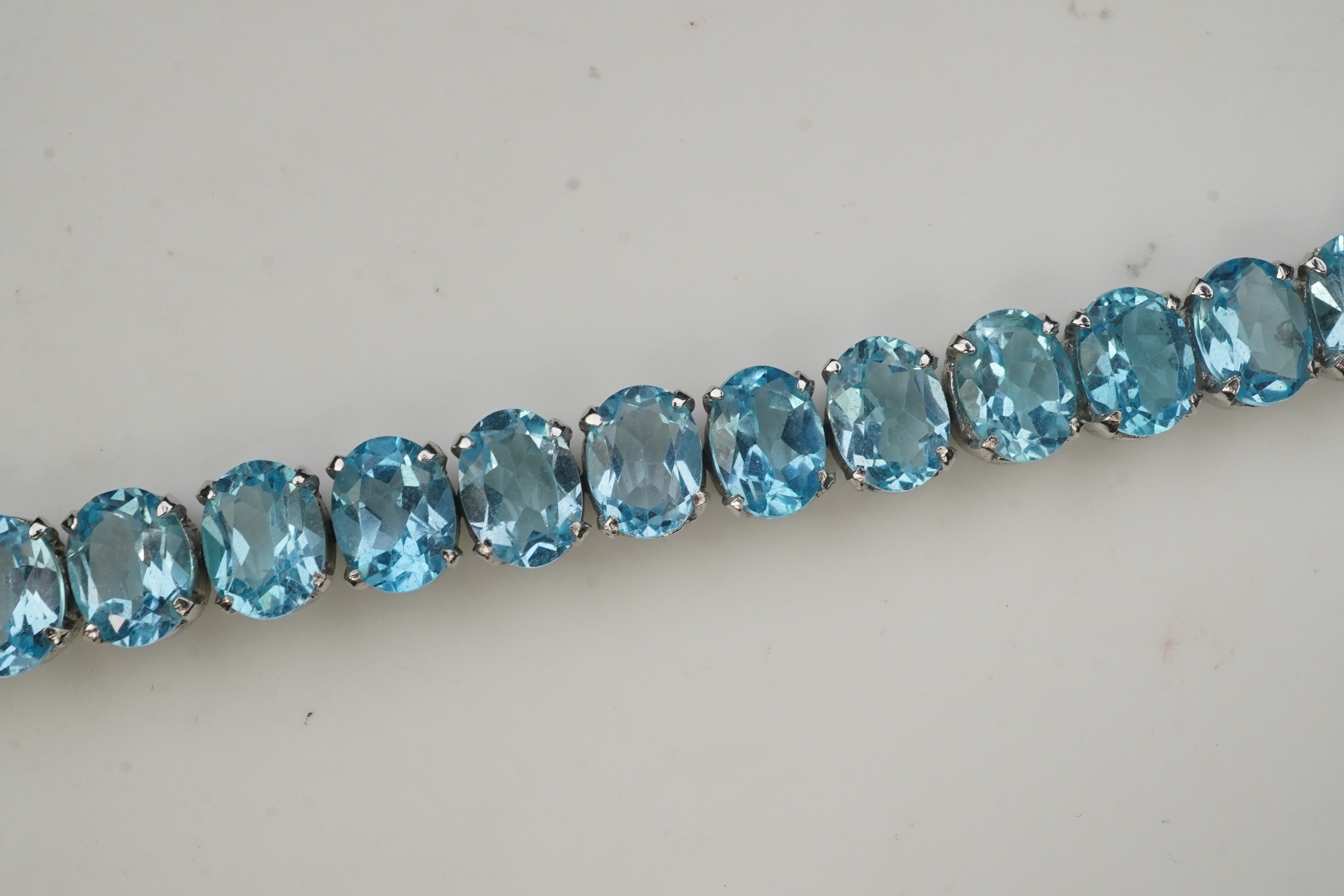 A blue topaz bracelet